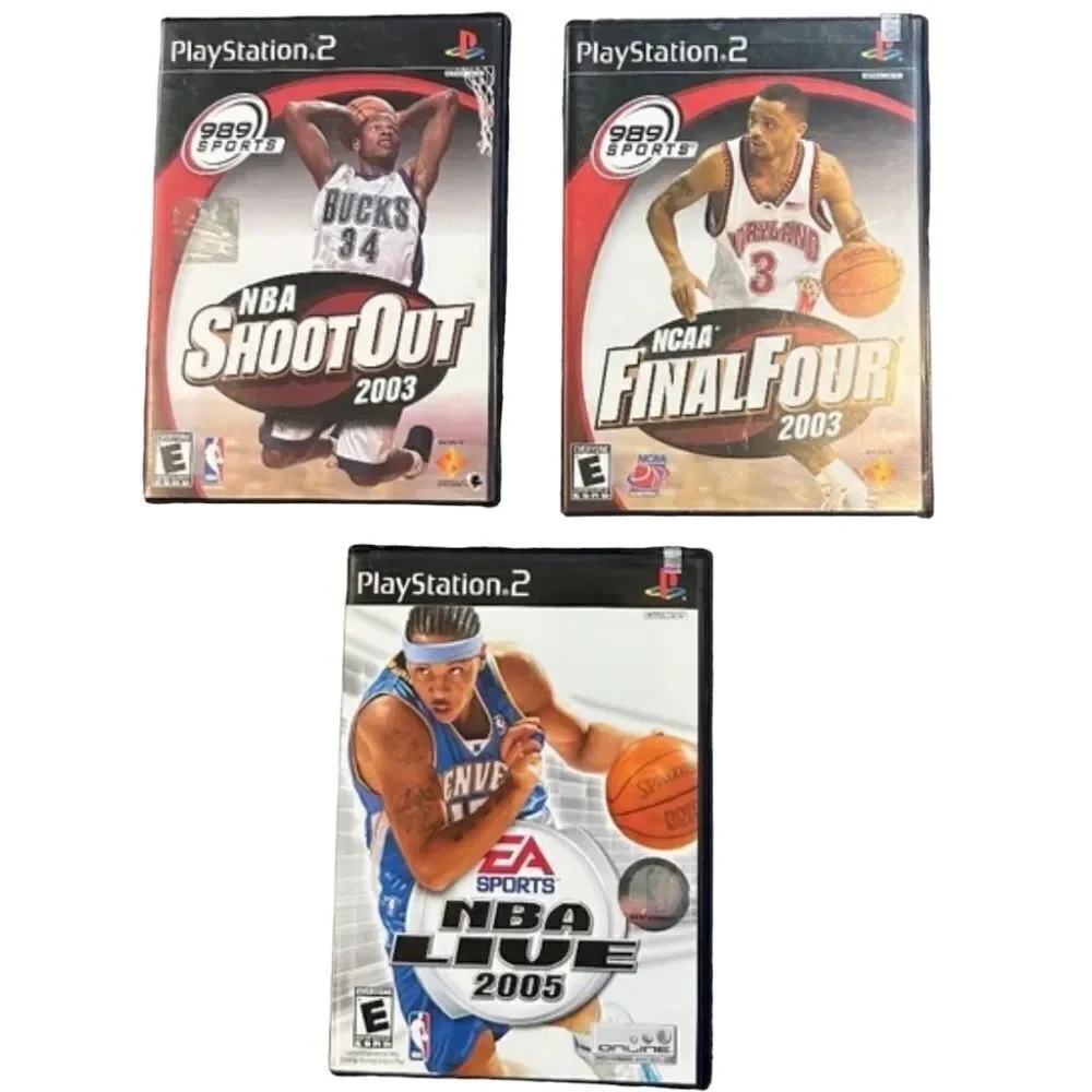 Bundle of PlayStation 2 NBA Games